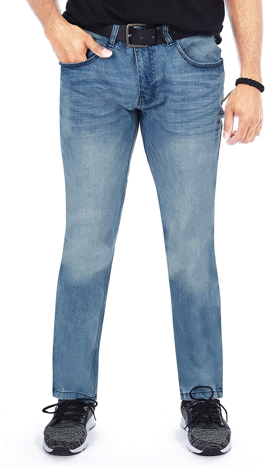CULTURA AZURE Mens Washed Denim Work 