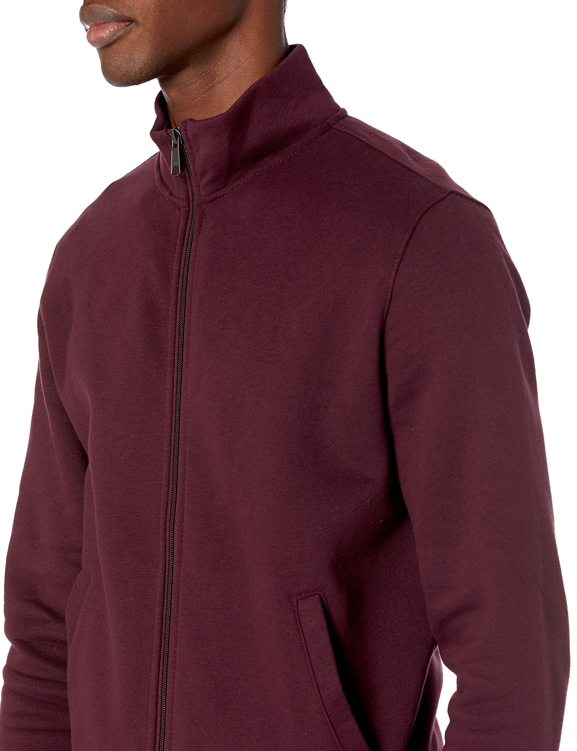 Amazon Essentials Felpa con Collo a Lupetto con Cerniera Integrale Uomo