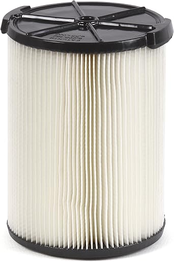 Wet Dry Vac Filter VF2016 Standard Wet Dry Vacuum Replacement Cartridge Filter for Select RIDGID Shop Vacuum Cleaners 5-Gallon and Larger