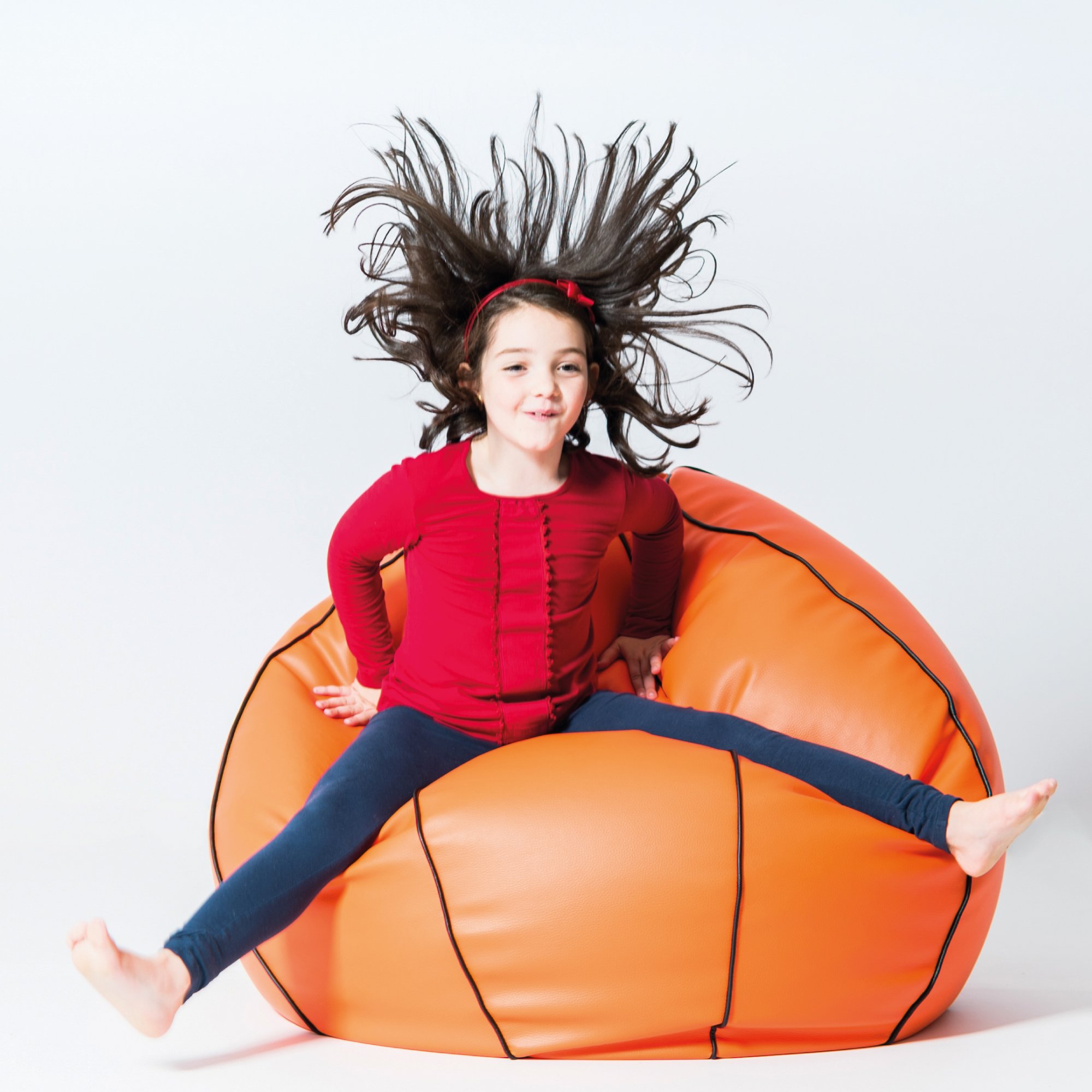 Mipuf.es – Puff Basket Original. Puf con 90 cm de diámetro – Tejido Polipieal Alta Resistencia – Doble Cremallera – Relleno Incluido reciclable – Tricolor