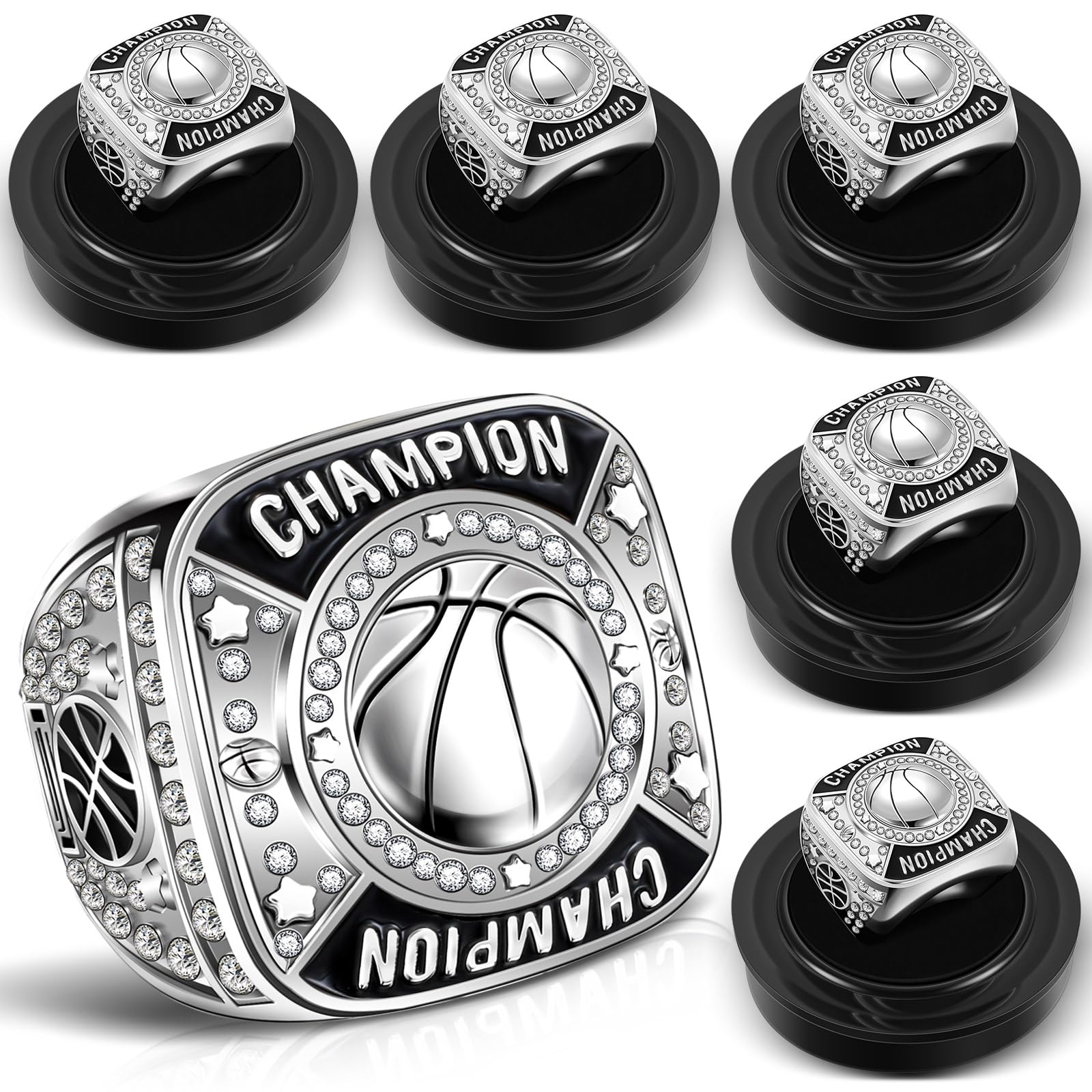 Remuuly Pcs Basketball Championship Rings Basketball Champion