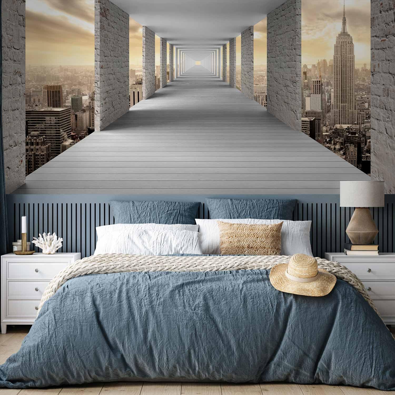 Papier Peint Intissé XXL Murando 400x280 Cm - Paysage Mer Nature Trompe L'Œil - Décoration Murale Panoramique HD C-C-0099-a-a