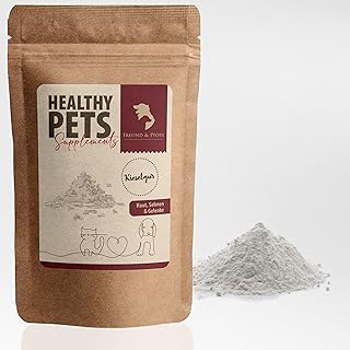 Freund & Pfote Healthy Pets Kieselgur Pulver getrocknet (E551c) Hund und Katze| fein gemahlen | Zusatzfuttermittel für Hun...