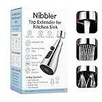 Nibbler ® Tap Extender for Kitchen Sink, Upgrade Your Kitchen with Flexible Faucet with Extension for Convenient Use & Easy Access, Alpha 1