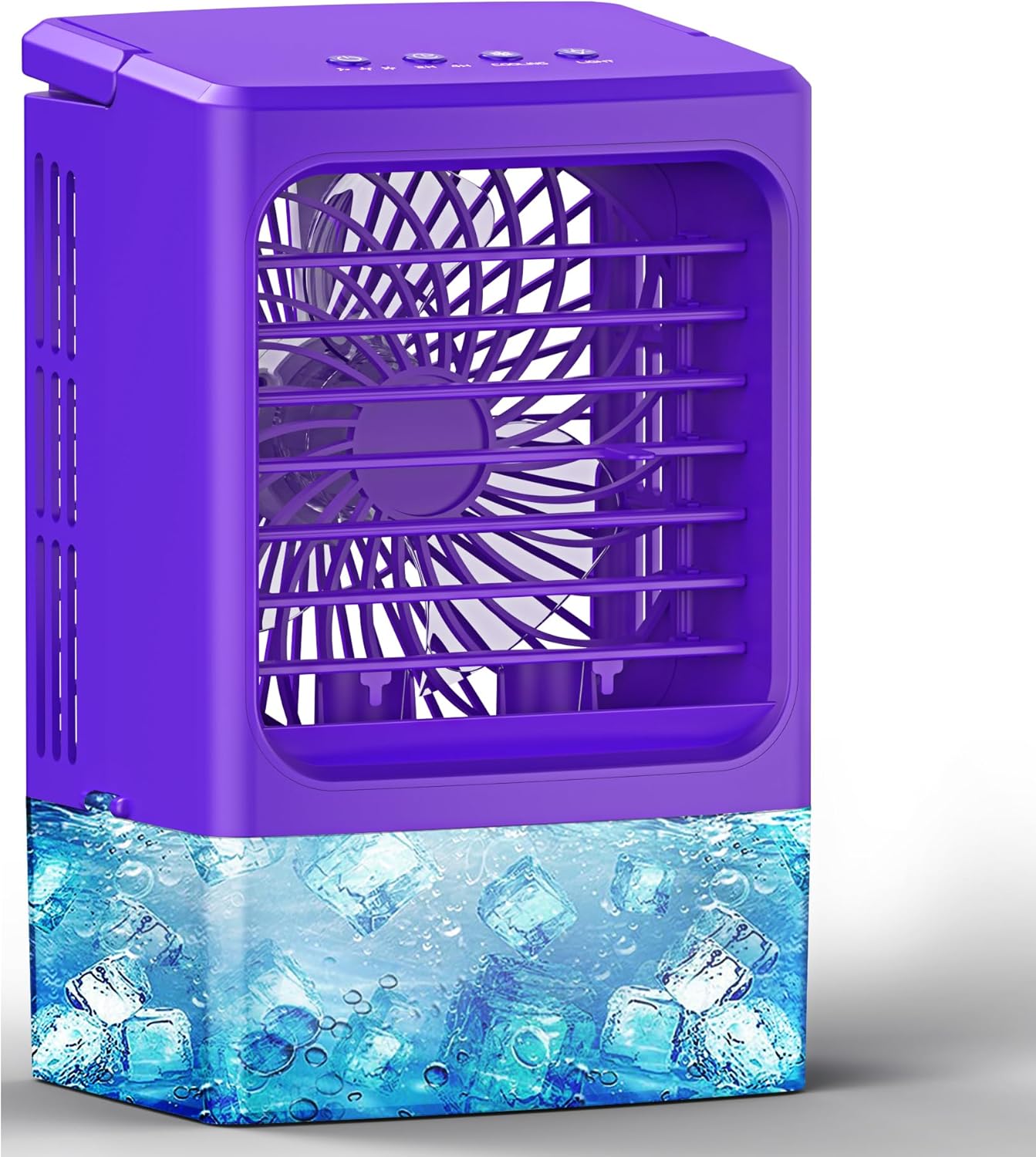 Small Air Conditioner Mini Air Conditioner Small AC Portable Air Conditioners with 1500ml spray/hour 3 Speed Wind & 7 Colorful LED Light Cool Mist &Timer Evaporative Air Cooler for Bedroom/Home/Office