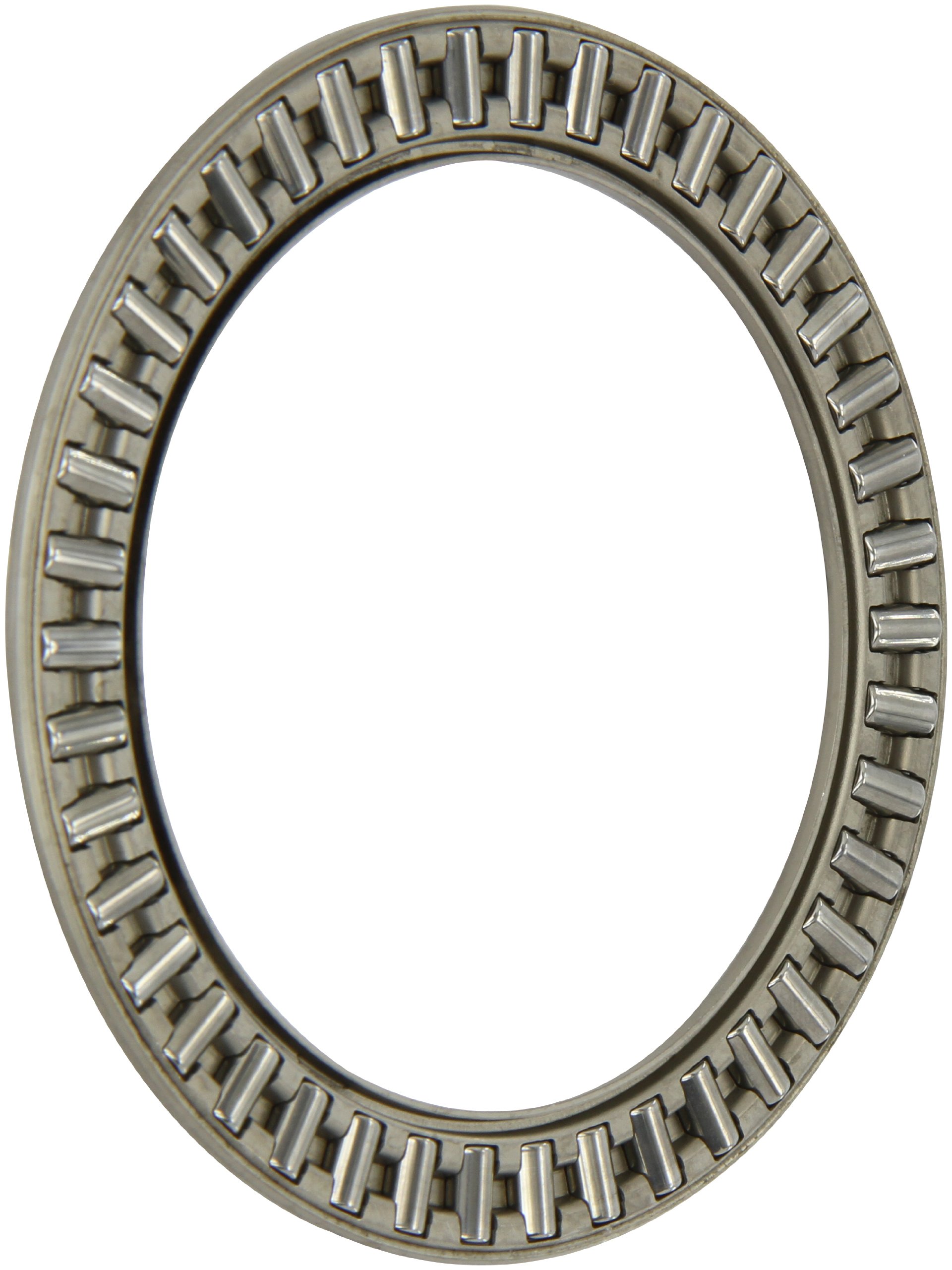 SKF AXK 75100 Rodamiento de agujas de empuje, jaula axial y rodillo, jaula de acero, métrico, orificio de 75 mm, diámetro exterior de 100 mm, ancho de 4 mm