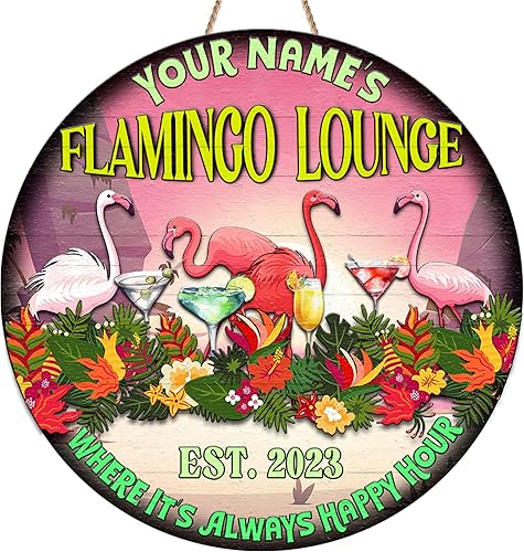 Miniatura 14 de Letreros de flamenco personalizados impresos en toda la superficie, 8 x 8 pulgadas, 12 x 12 pulgadas, 18 x 18 pulgadas, letrero de flamenco, letrero