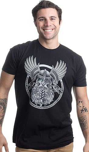 Miniatura 2 de Odin Camiseta de Thor nórdico de la mitología nórdica de Dios Valkyrie Valhalla Viking Raven