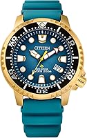Vista 9 de Citizen Promaster Dive Eco-Drive Watch, 3-Hand Date, ISO Certified, Luminous Hands and Markers, Rotating Bezel