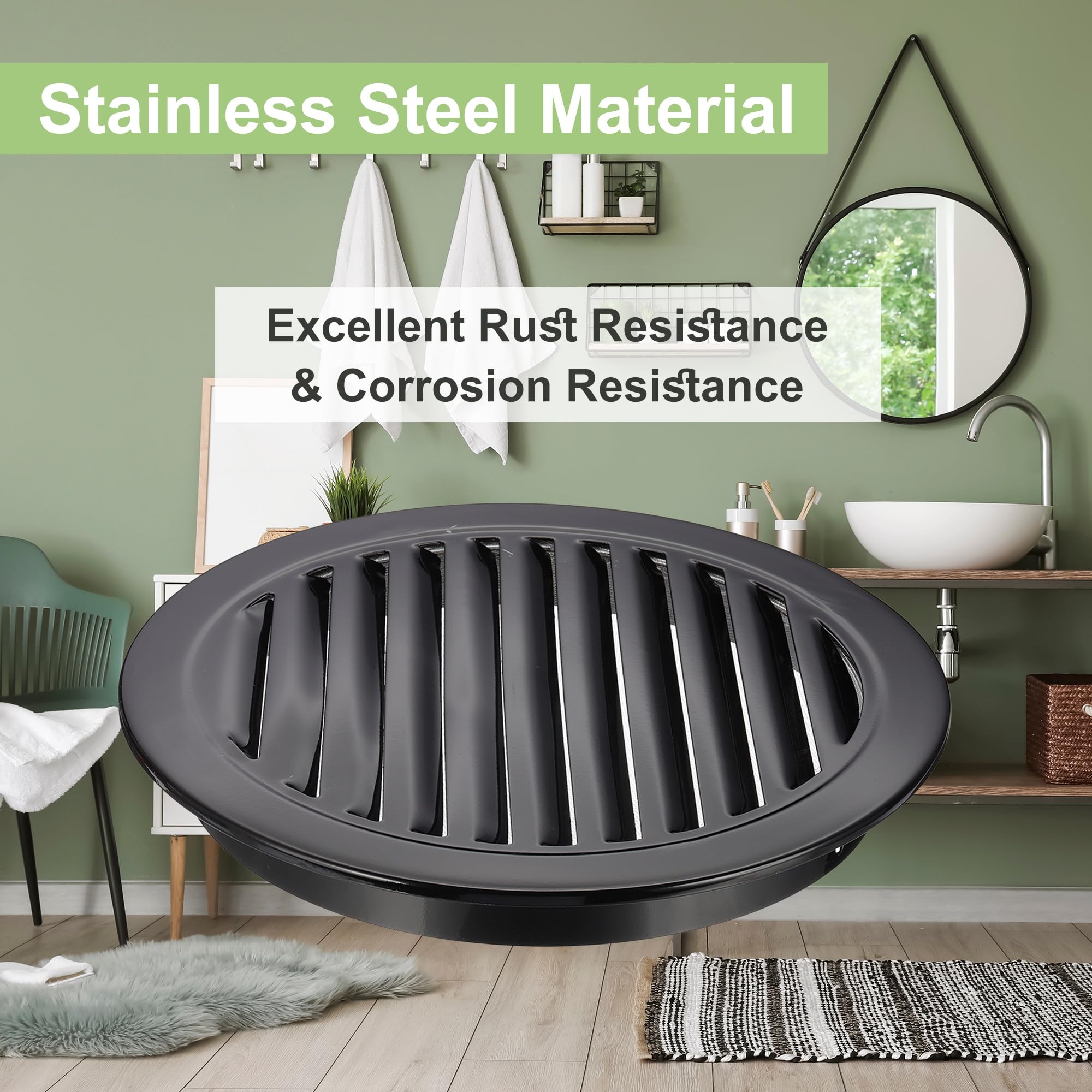 PATIKIL 12 Inch Round Soffit Vent - Image 4