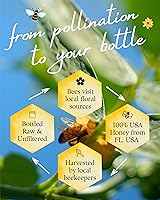 Vista 2 de Orchard Pond, Miel de flores silvestres, 16 oz