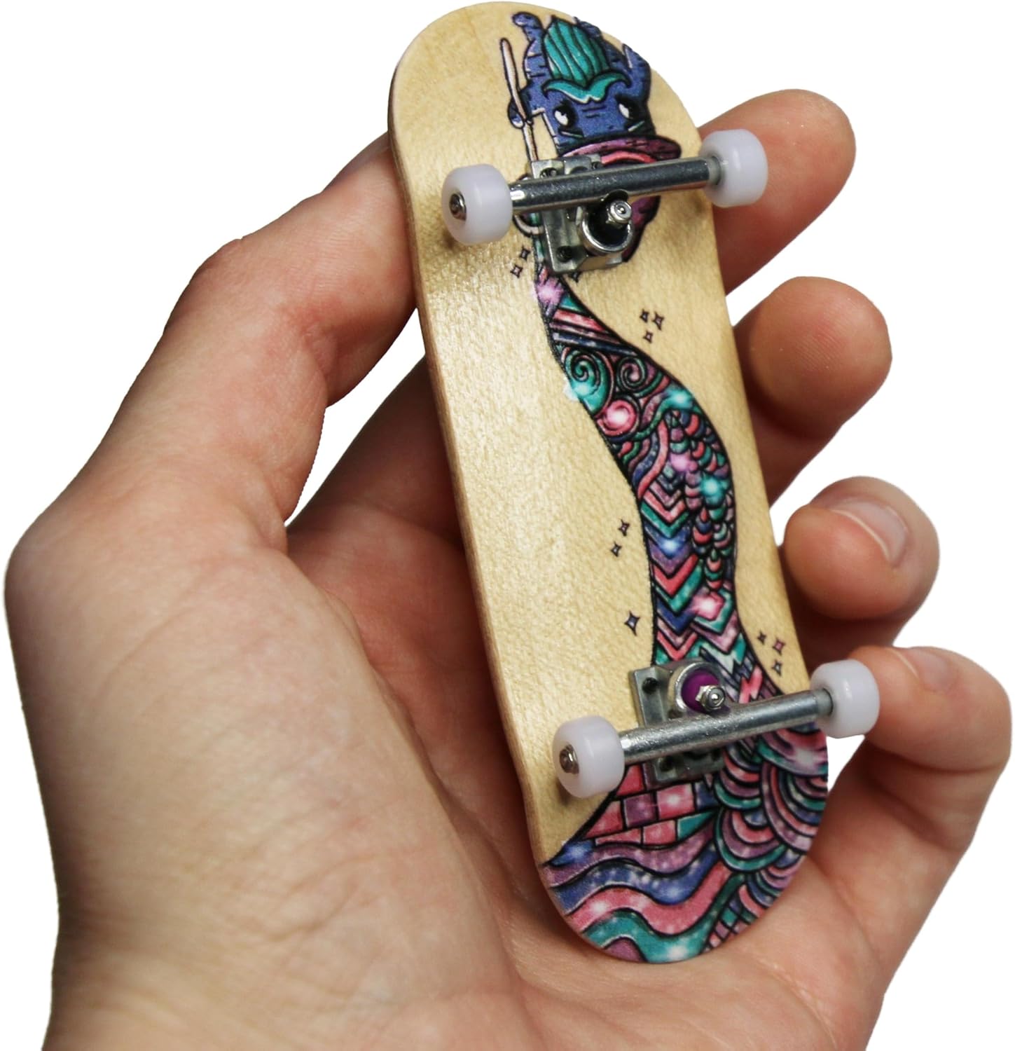 Teak Tuning Real Wear Graphic 34mm Fingerboard Complete - Spellbound Edition