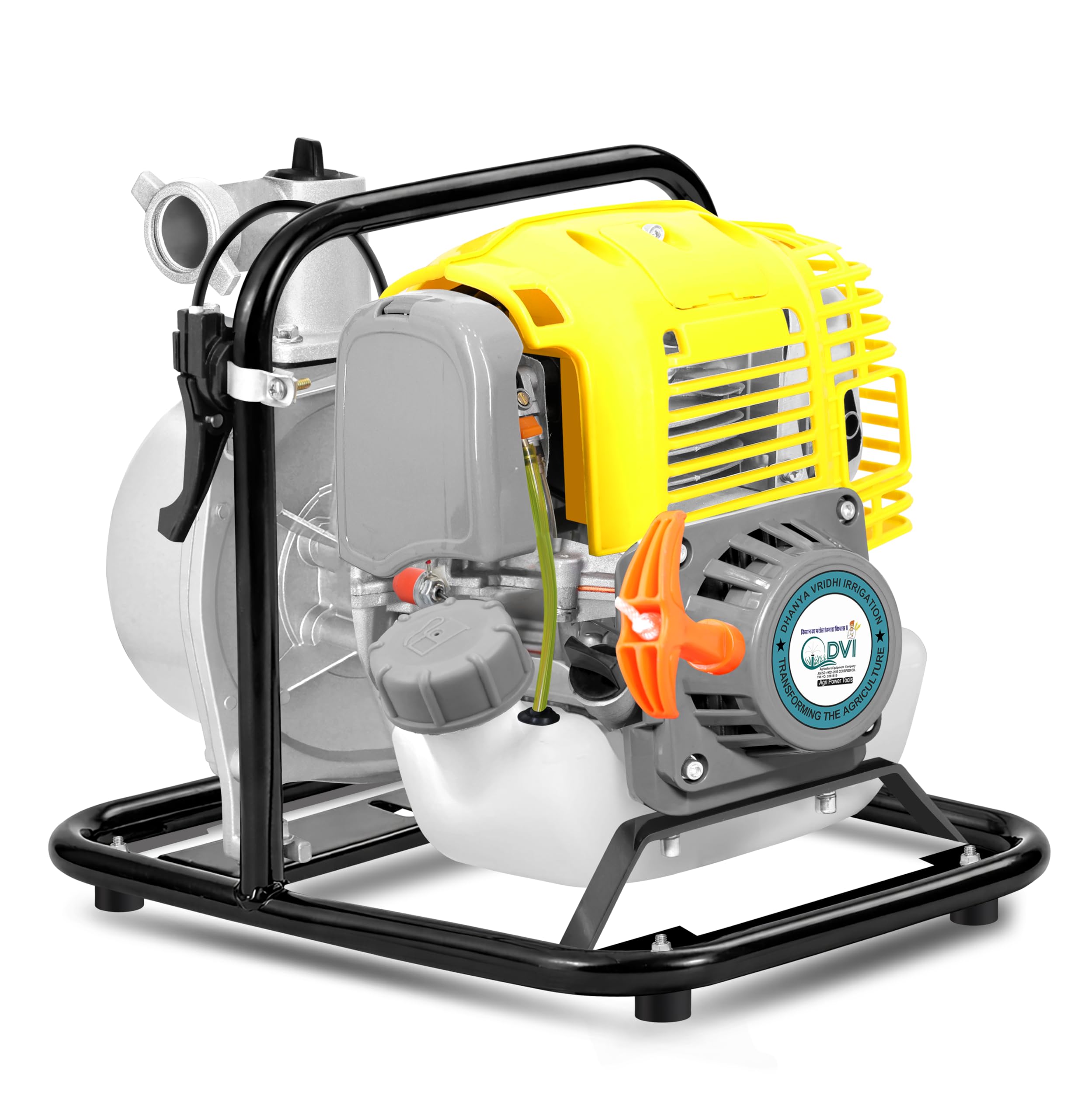 DVI 3 HP 97CC PORTABLE (1.5INCH) WATER PUMP 4 STROKE WATER PUMP ADVANCED TECHNOLOGY PETROL ENGINE 3600 RPM USED FOR AGRICULTURE, WATER LIFTING, LOW FUEL CONSUPTION | LONG RUNNING LIFE. discount deal