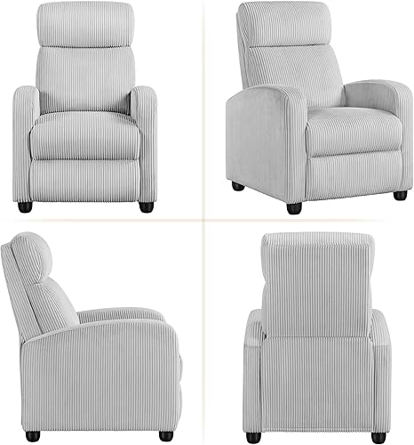 Miniatura 132 de Yaheetech Silla reclinable de cuero de 2 asientos, sofá moderno para sala de estar, cine en casa, color negro Negro -,Beige,Marrón,Gris,Beige