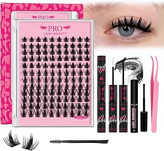 PRO LASHBEAUTY Kit de racimos de pestañas Cal...