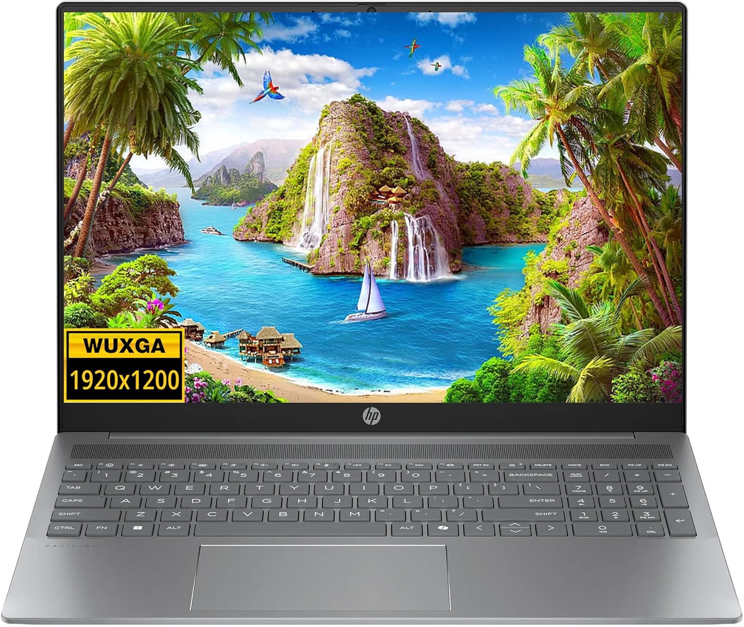 HP Pavilion 16 High Performance Laptop in Moonstone Ryzen 7 up to 5.1GHz 8GB DDR5 512GB SSD 16in WUXGA Backlit Keyboard Win11 (16-ag0 – Renewed)