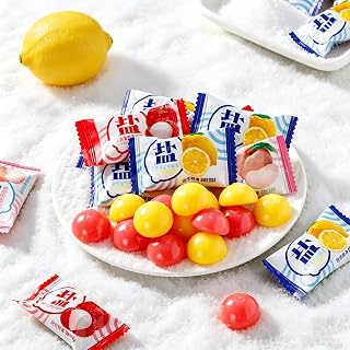 セイカオエン 塩飴 業務用 塩あめ 飴 大容量 塩分チャージ 500g(約60個) 3種の味 飴 海塩レモン/海塩ライチ/海塩もも 熱中症対策 個包装