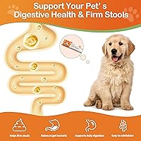 Vista 5 de Antidiarreico para perros Pasta probiótica de pectina de caolín para perros, antidiarreico para gatos Probiótico para cachorros que apoya
