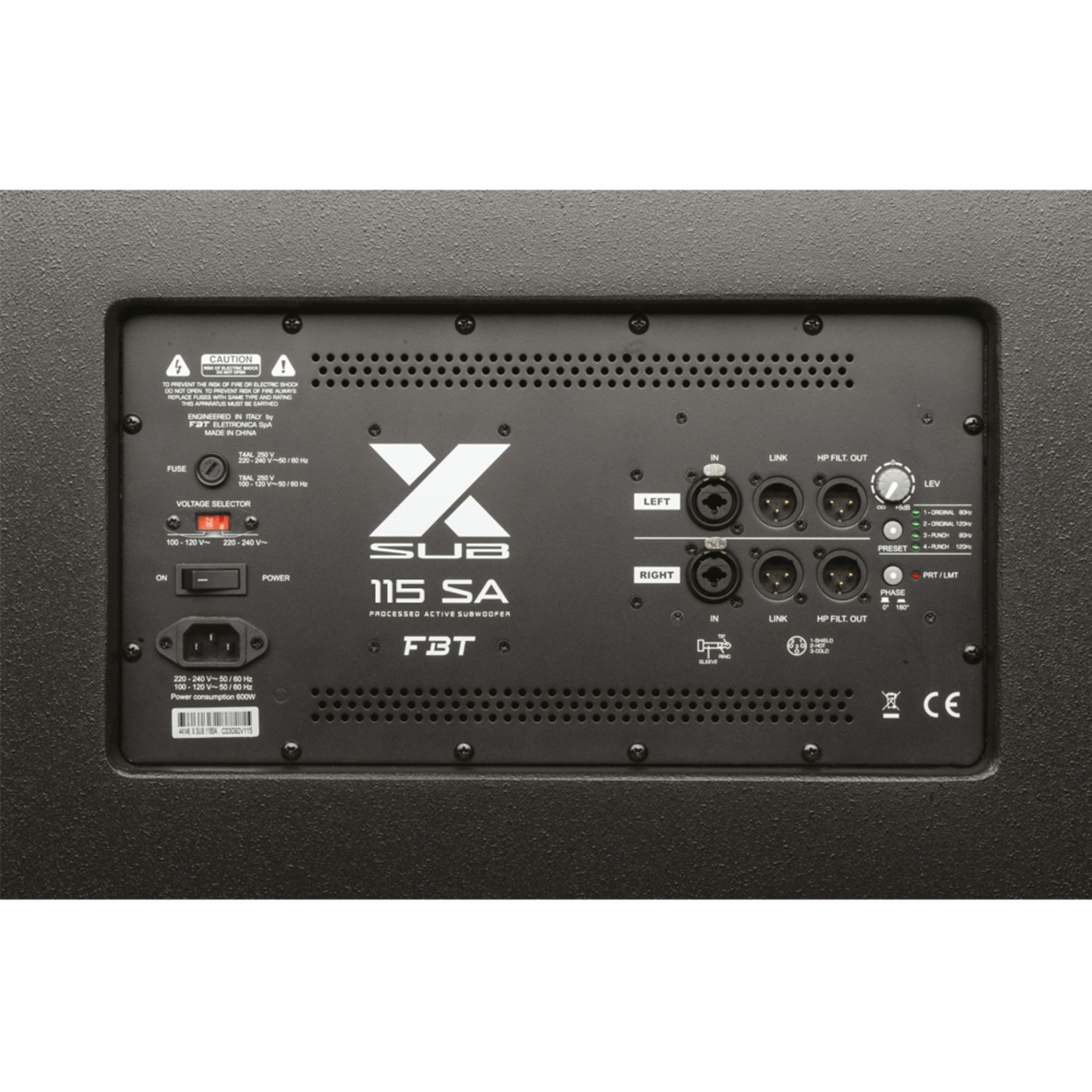 FBT X-SUB 115SA - Caisson de Basses Actif