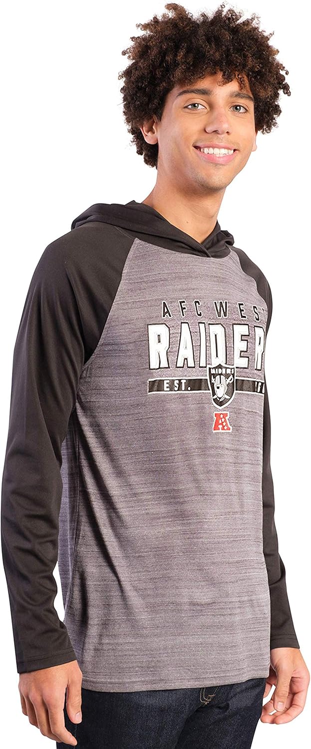 Ultra Game NFL Mens Lightweight Athletic Performance Hoodie Sweatshirt - Image 3