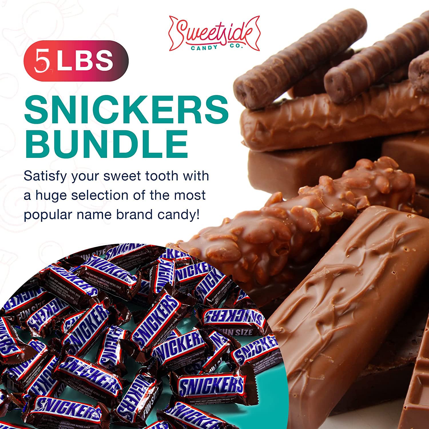 Buy Snickers Candy Bars Bag of Snickers Fun Size Candy Bars