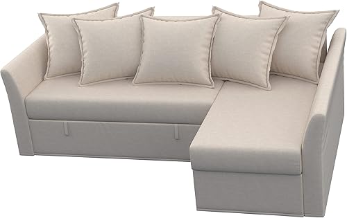 Vista 6 de HomeTown Market Funda de repuesto de algodón pesado Holmsund para sofá cama seccional, hecha para IKEA Holmsund sofá cama, esquinero, solo funda