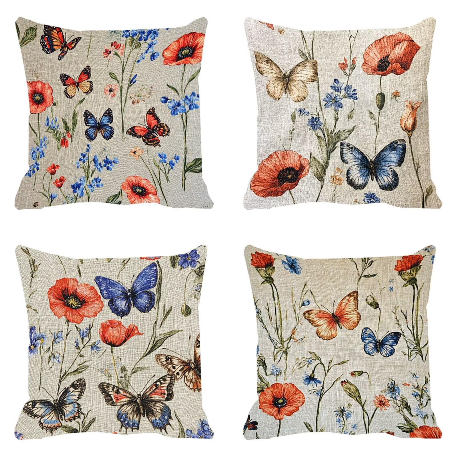 Housse de coussin 50x50cm orange brûlée taie oreiller canape decoration maison