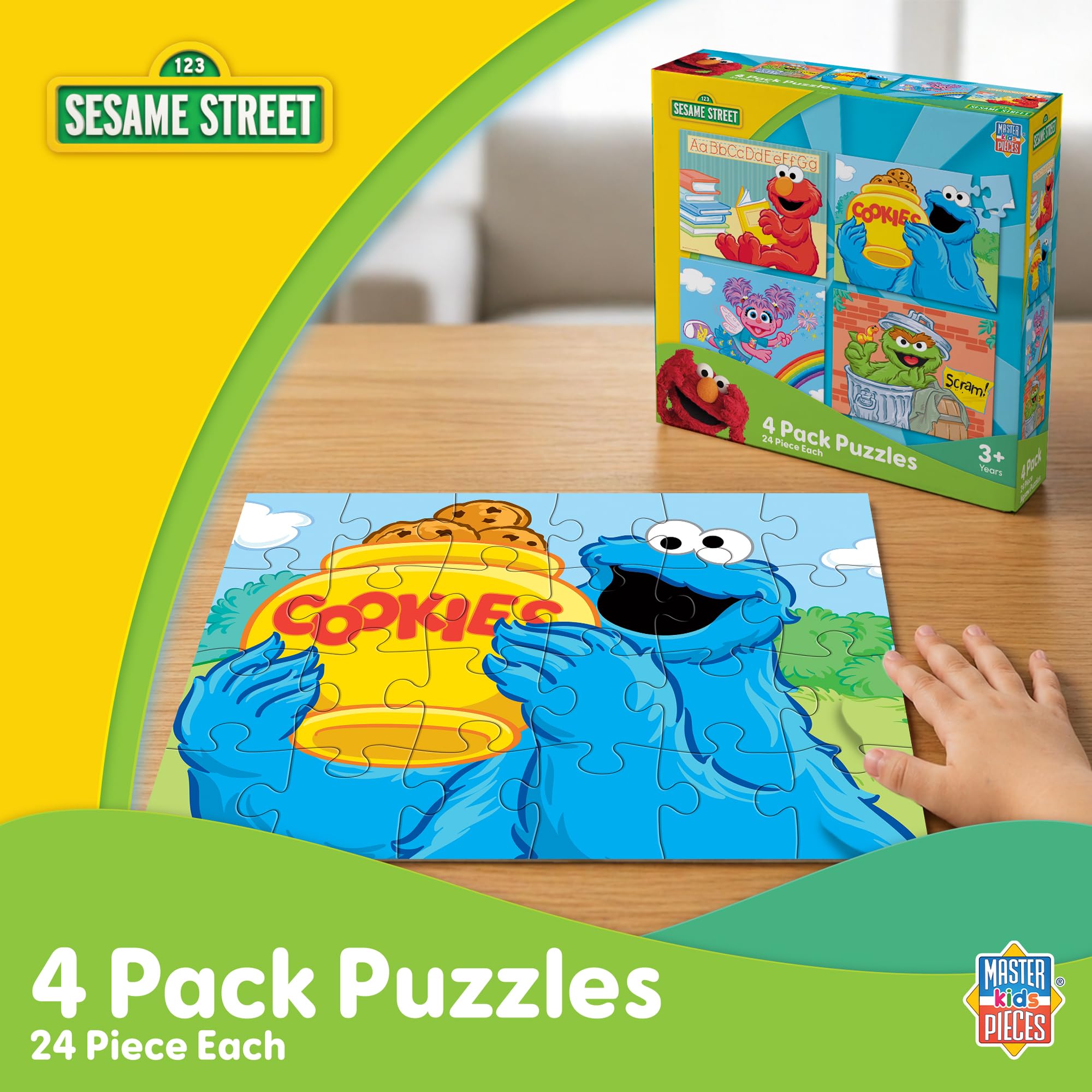 Amazon.com: MasterPieces Puzzle Set - 4-Pack 24 Piece Jigsaw