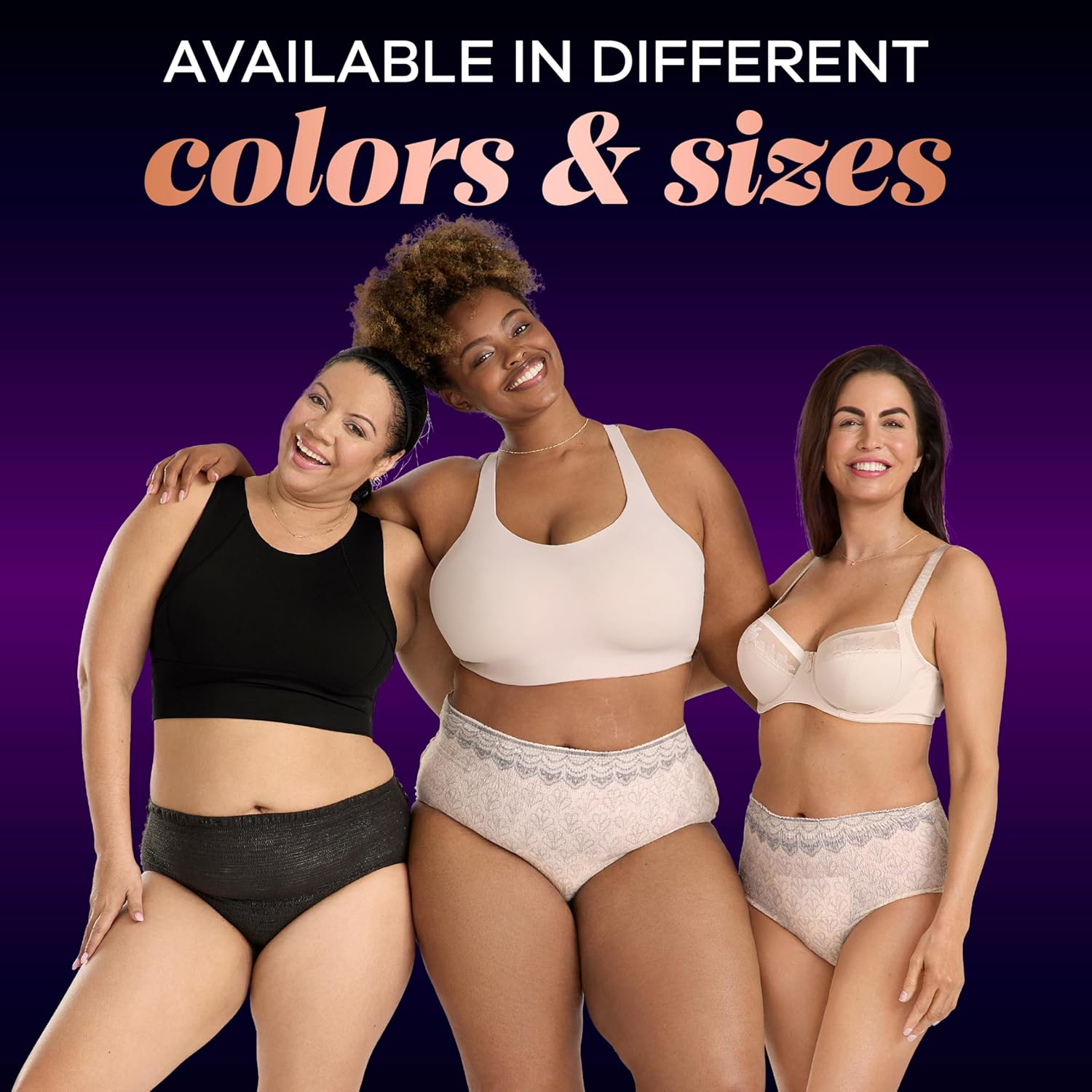 Always Discreet Boutique Incontinence and Postpartum Underwear for Women, Maximum Protection, Small/Medium, Black, 12 Count - Image 5