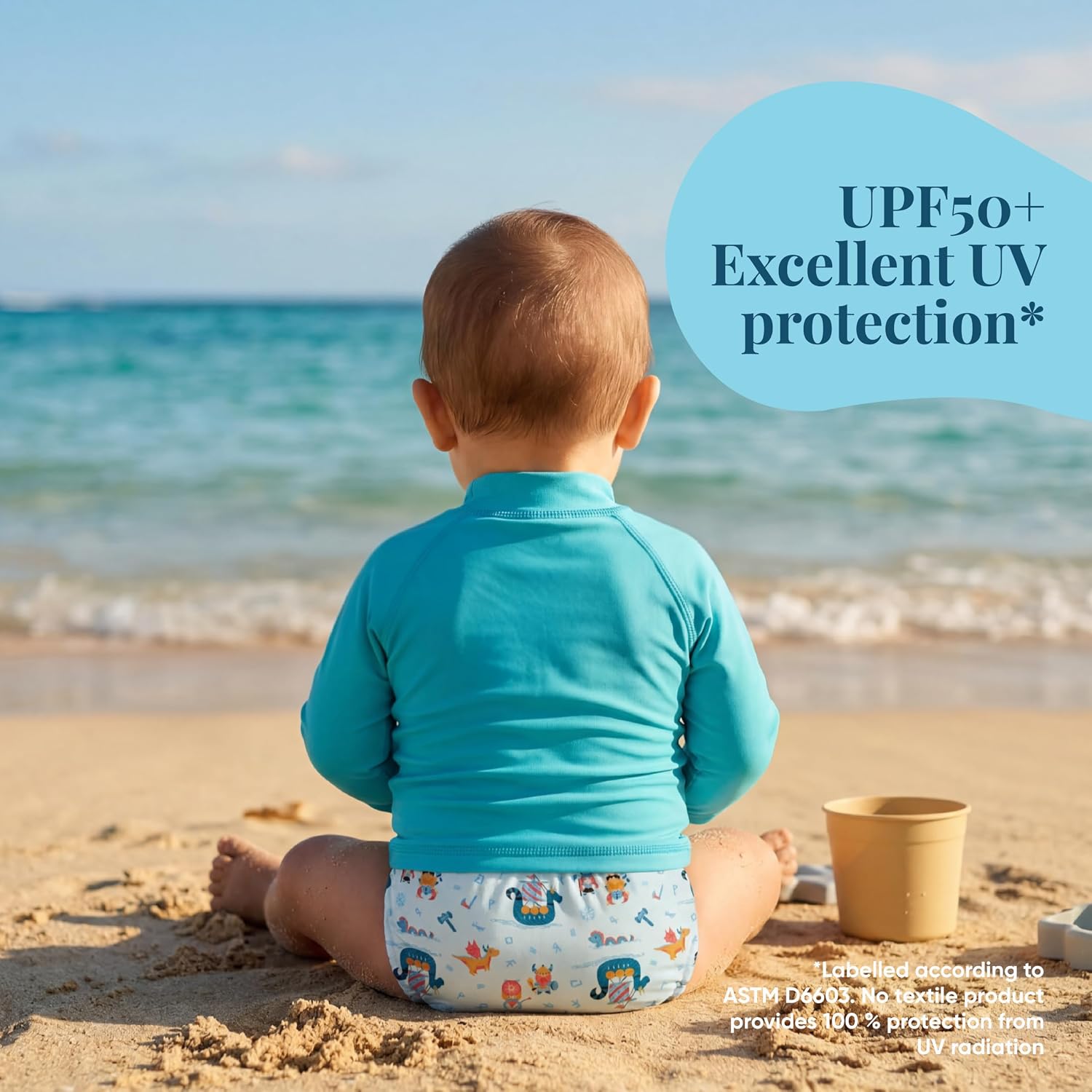 Kids Rash Guard Shirt, UPF 50+ Sun Protection, 24-36 Months - Seally
