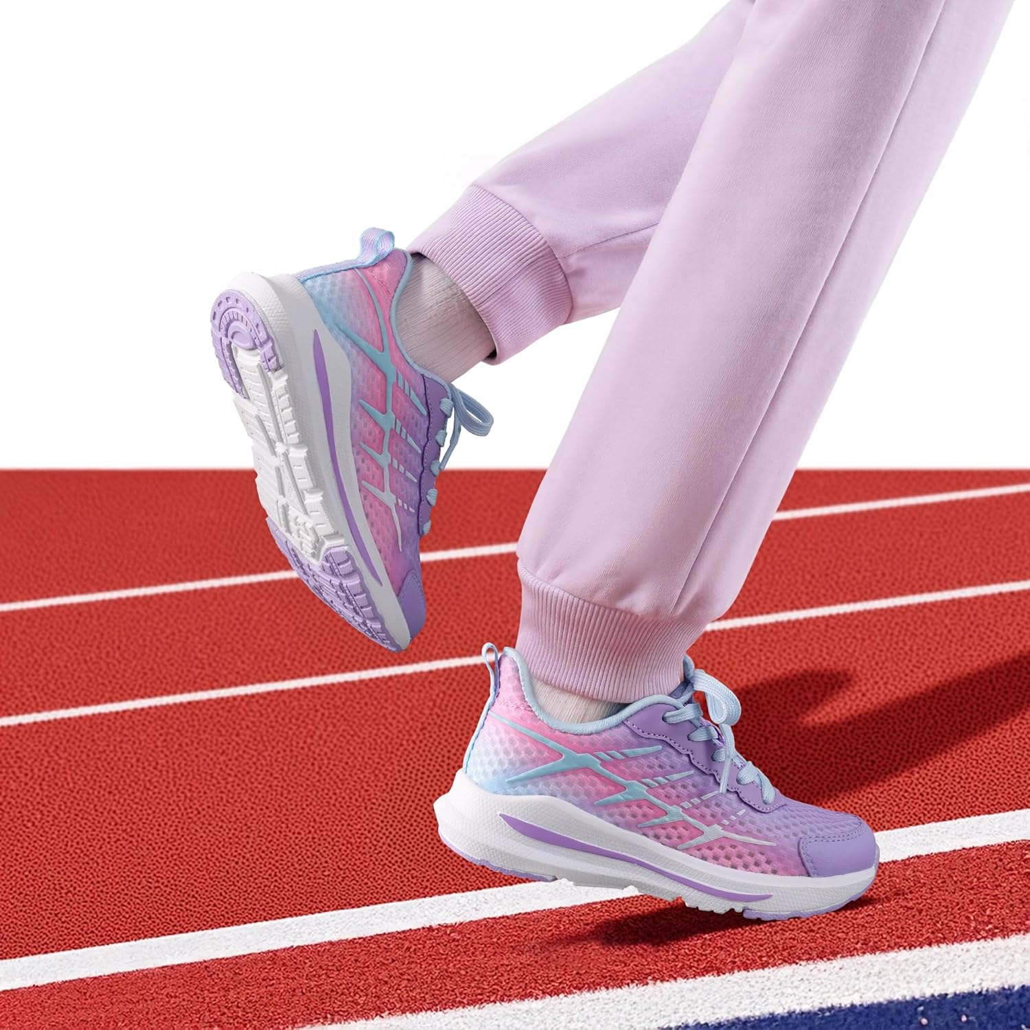 DREAM PAIRS Boys Girls Shoes Kids Tennis Athletic Running Footwear Lace Up Walking DuraPlay Breathable Lightweight Sneakers for Little/Big Kid - Image 2