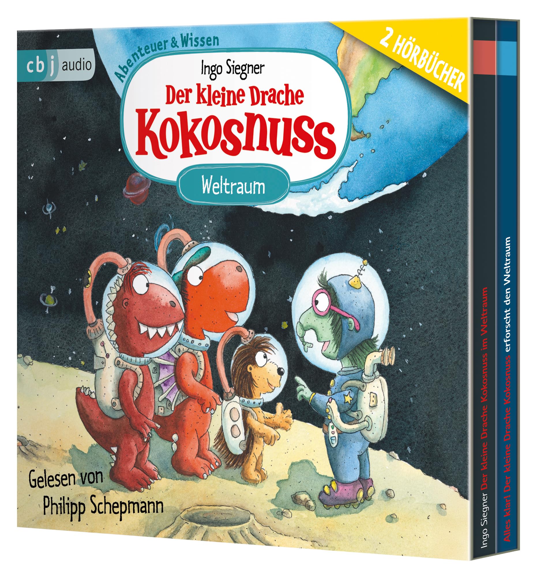 Der kleine Drache Kokosnuss – Hörbuch-Box Weltraum – Abenteuer & Wissen