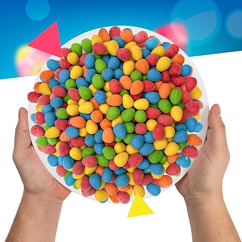 Miniatura 5 de LaetaFood Mini huevos de Pascua dulces, chocolate con leche crujiente brillante cáscara de azúcar, a granel (bolsa de 3 libras)