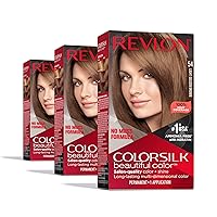 Vista 34 de Revlon ColorSilk Beautiful Color 41 marrón medio 1 ea (paquete de 5)