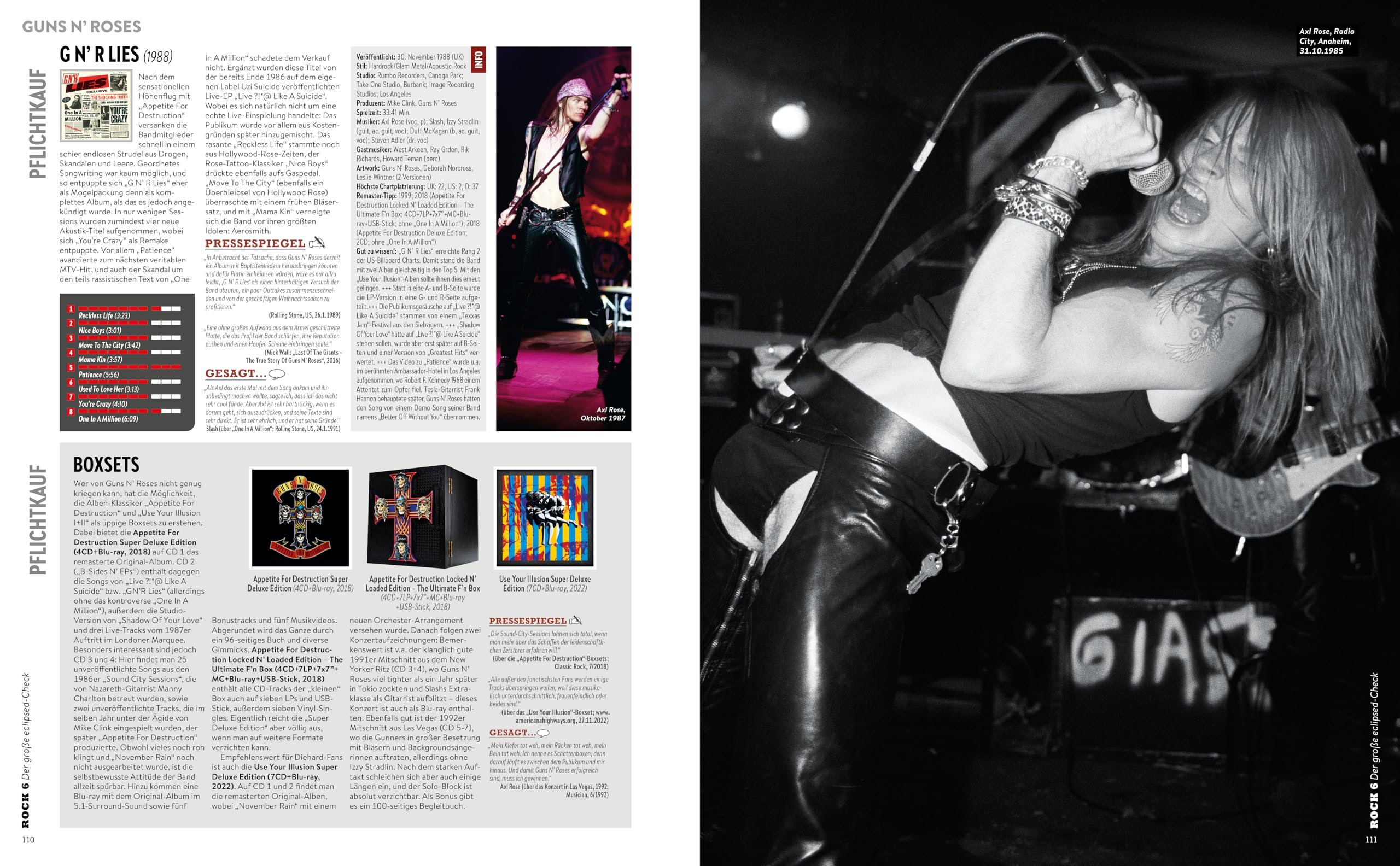 Rock: Das Gesamtwerk der größten Rock-Acts im Check, Teil 6. Ein Eclipsed-Buch.