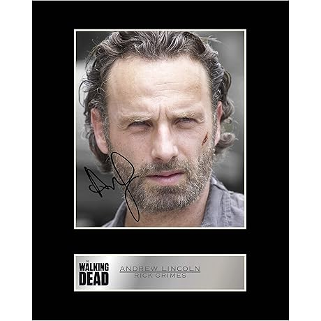 Rick Grimes Hat Signed Mounted Photo Display Walking Dead