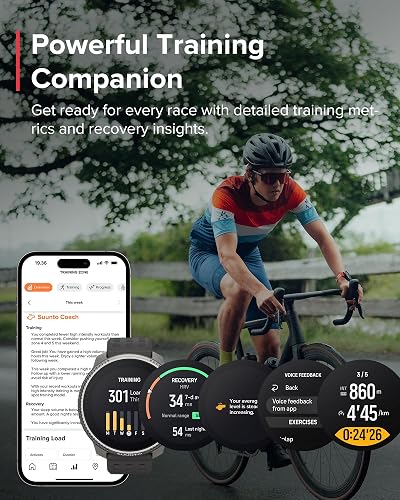 SUUNTO Race Orologio Sportivo Digitale Uomo, GPS Running Activity Tracker, Bi-Band GNSS, Offline Map, AMOLED Touch Schermo, Smartwatch Cardiofrequenzimetro Altimetro, 95+ Sports, Autonomia 26 Giorni - 6