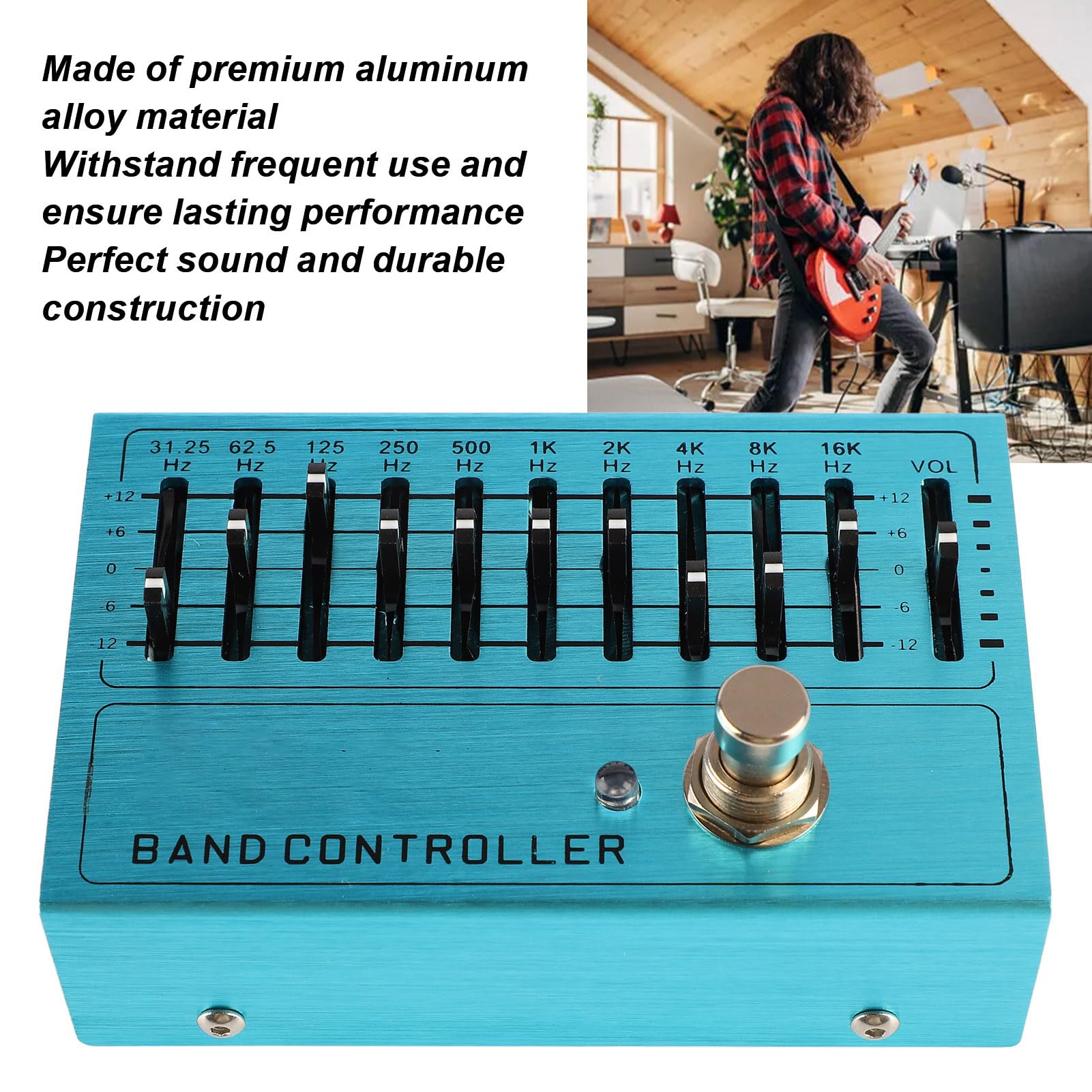 Dziesięciopasmowy Korektor EQ Przedwzmacniacza Gitarowego, Niezależny Wzmacniacz Kontroli Głośności