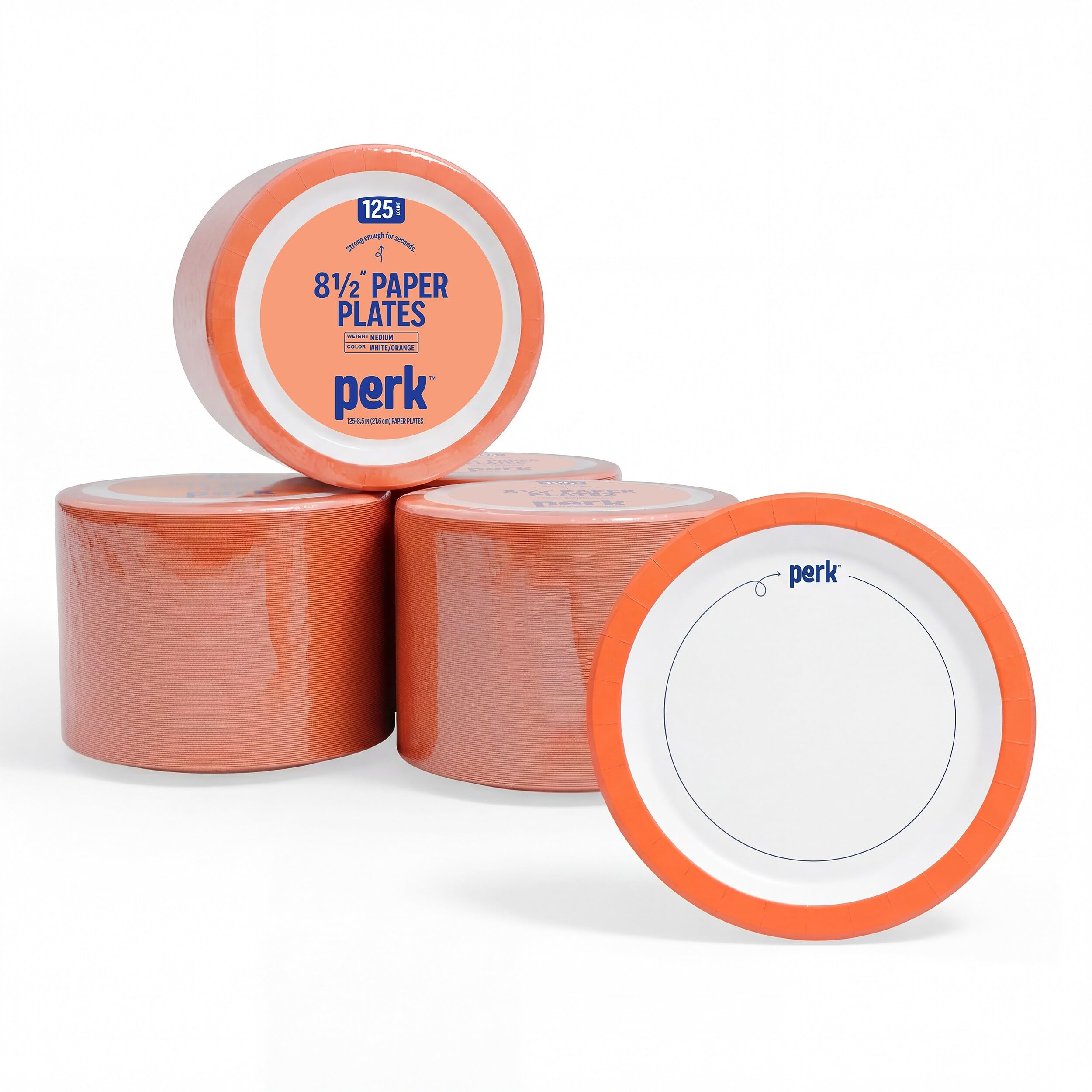 Staples Perk 8.5 Inch Paper Plates