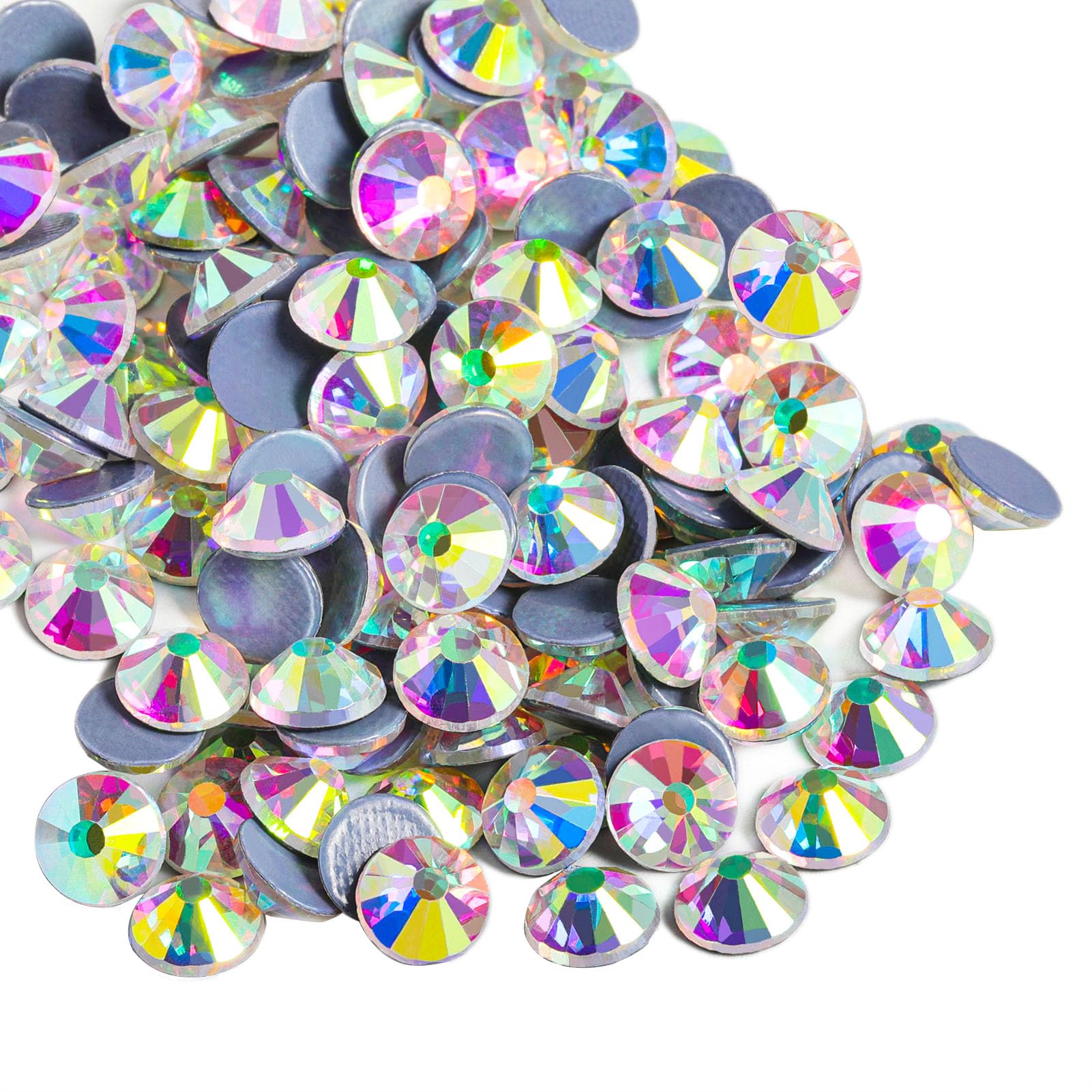 Beadsland Hotfix Rhinestones, Crystal AB, SS50, 144pcs