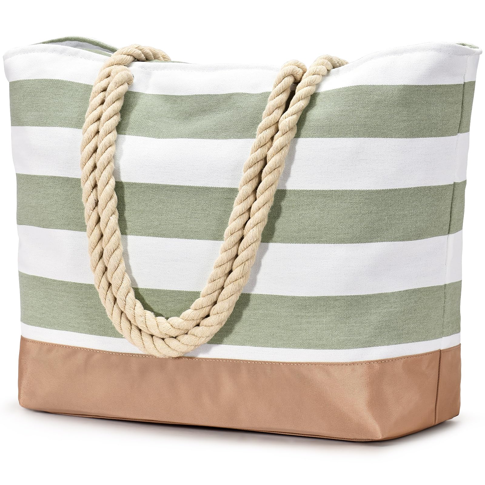 oscaurt Bolsa de playa con cremallera, bolsa grande para la compra, impermeable, bolsa de baño, bolsa de viaje, bolso de mano, bolso de hombro, regalos para mujeres