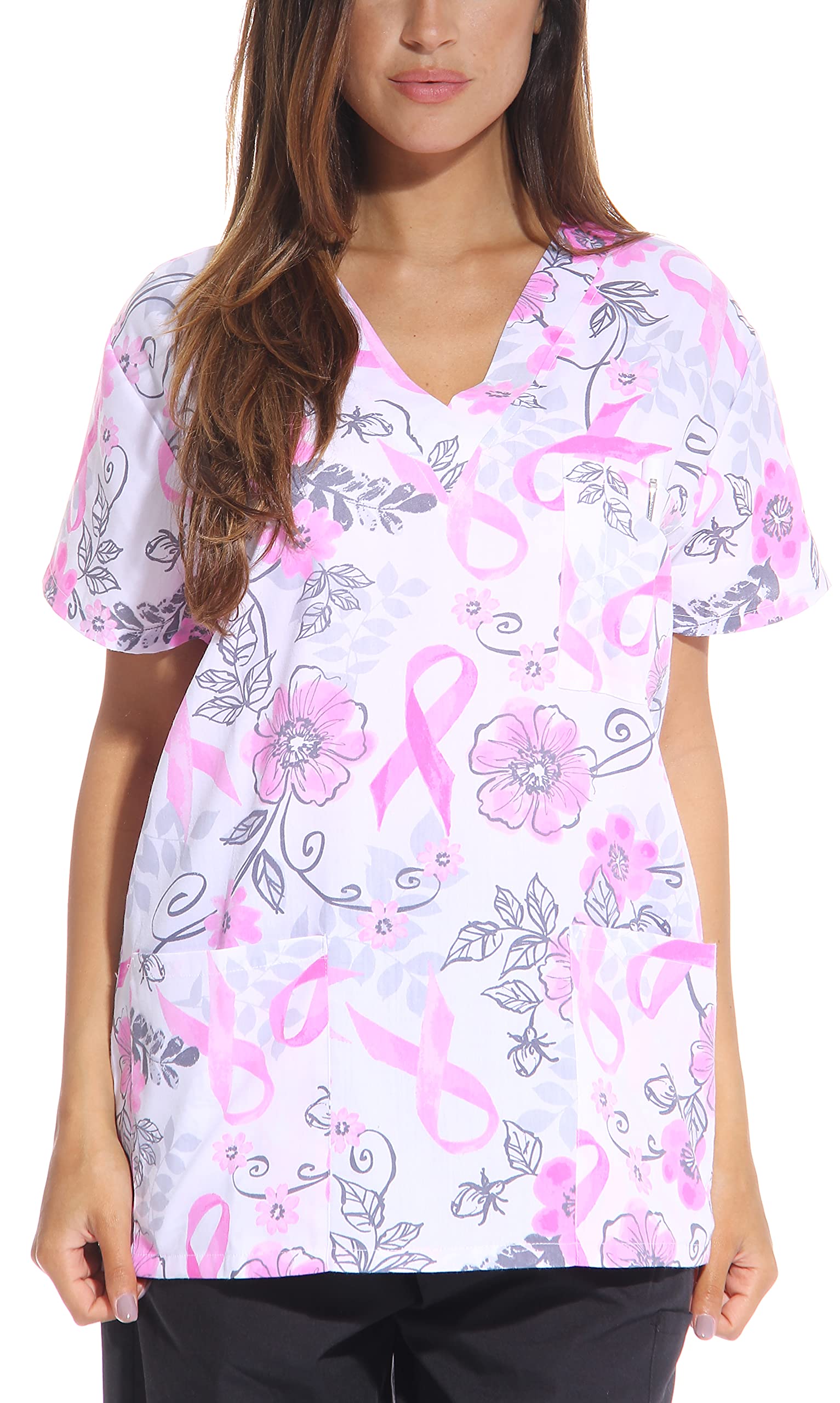 Just Love Womens Holiday Scrub Tops