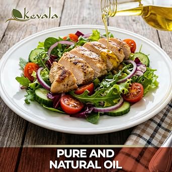 Kevala Canola Oil - 1/2 gal, 64 fl oz, Premium Natural Cooking Oil, Pure