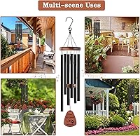 Vista 6 de Regalos conmemorativos para perros, campanillas de viento conmemorativas para mascotas de 28", regalo de condolencias por pérdida de perro, regalo