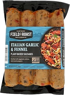 Field Roast Vegetarian Grain Meat Sausages, Italian, Frozen, 12.95 Oz