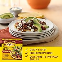 Vista 3 de Old El Paso Tostada Shells, sin gluten, 12 unidades, 4.5 onzas (paquete de 10)