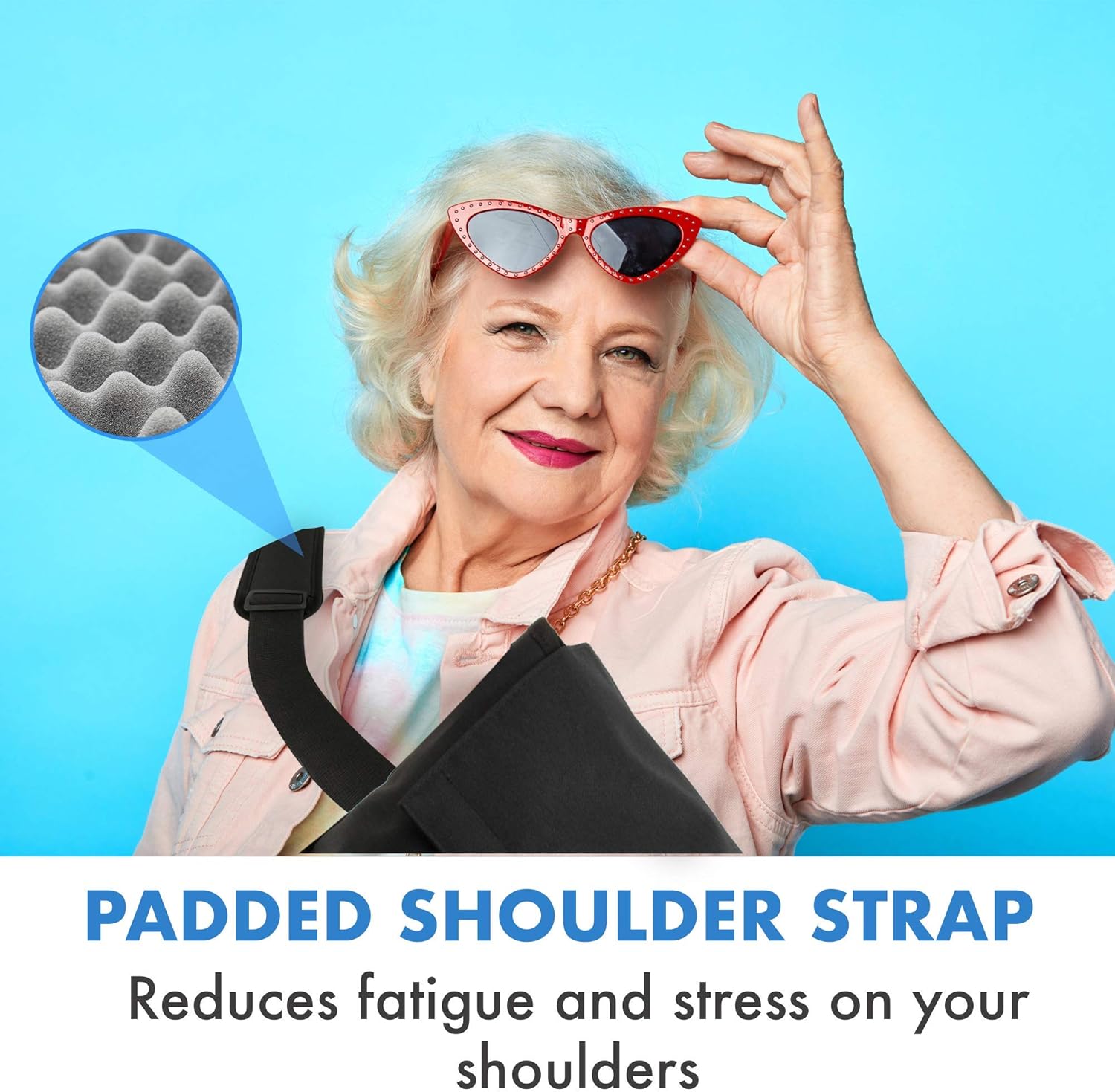 Pivit Wheelchair Bag | Wheel Chair Storage Tote Accessory for Carrying Loose Items and Accessories | Travel Messenger Backpack for Men, Women, Handicap, Elderly | Accessible Pouch and Pockets, Black : Health & Household