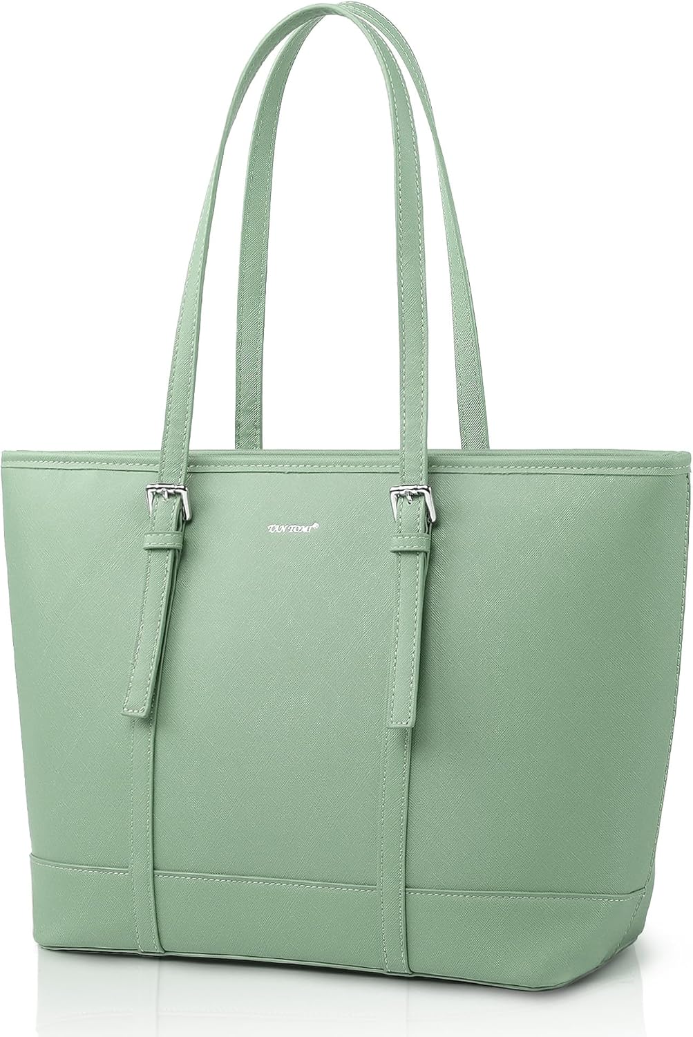 TANTOMI Tote Bag for Women Vegan Leather Purses and Shoulder Handbags Large Top Handle Bag with Compartments