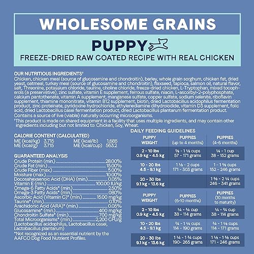 Miniatura 6 de CANIDAE Pure Petite Premium Alimento seco seco para cachorros de raza pequeña, dieta de ingredientes limitados, receta de pollo con granos