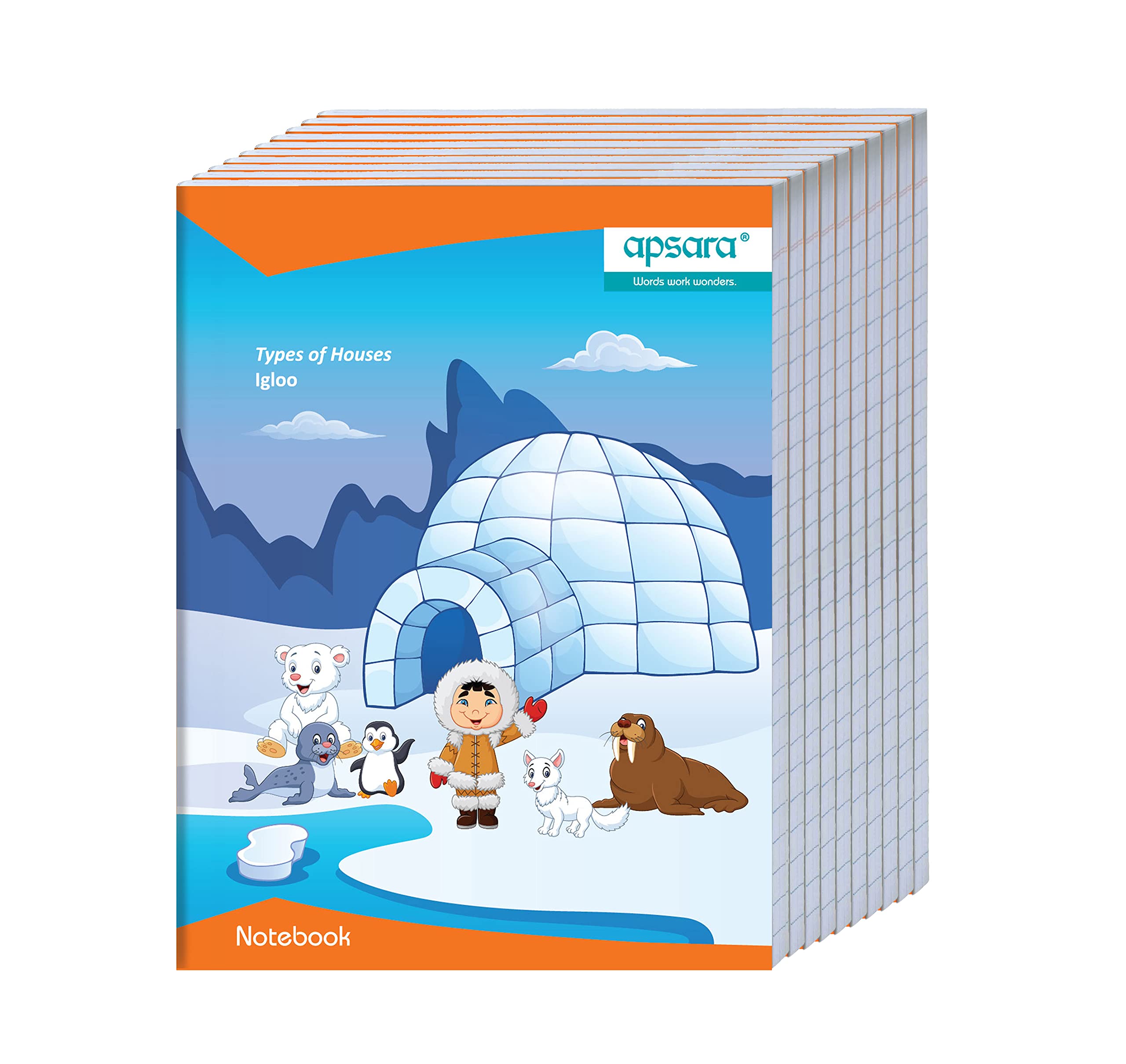 Apsara Kingsize Notebook | 24 CM x 18 CM Approx - Pages 172 | Unruled Notebook | GSM 56 |Use For School,College Student & Professionals | Covers May Differ | Pack of 12 Books (B0C4Y263KP) Amazon Price History, Amazon Price Tracker